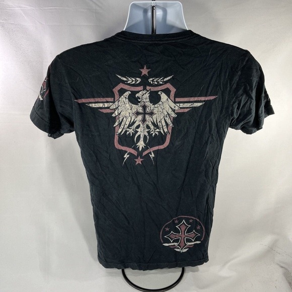 RAW STATE T SHIRT MENS SMALL DOUBLE SIDED SHIRT SLEEVE TEE REDEMPTION LIVE FREE - Picture 5 of 12